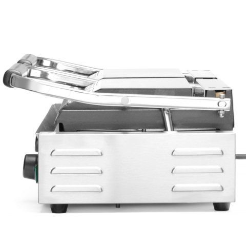 KONTAKT GRILL KONTAKTOWY RYFLOWANY PODWÓJNY 3600W - HENDI 263709