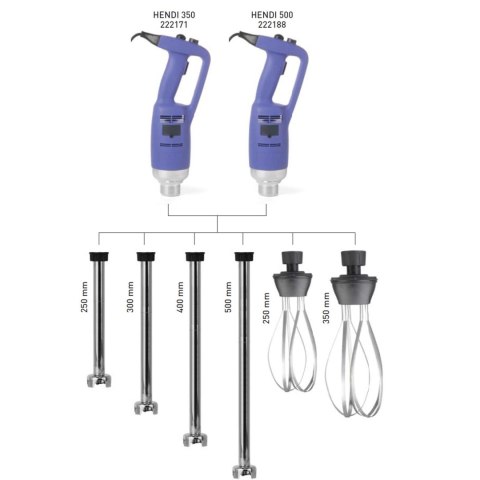 RAMIĘ OSTRZE MIKSUJĄCE DO NAPĘDU MIKSERA BLENDERA KITCHEN LINE 350 / 500 DŁ. 250MM - HENDI 222225