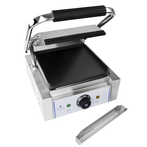 KONTAKT GRILL KONTAKTOWY DWUSTRONNY GŁADKI 1800W 230V ROYAL CATERING