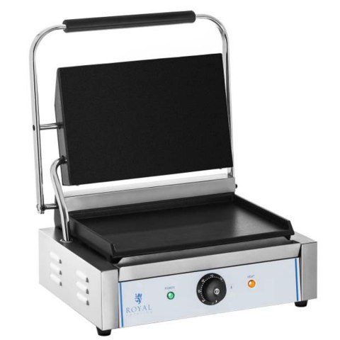 KONTAKT GRILL KONTAKTOWY DWUSTRONNY GŁADKI PANINI 2200W 230V ROYAL CATERING