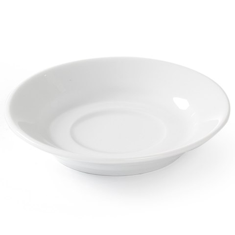 SPODEK DO FILIŻANKI DO KAWY I HERBATY OPTIMA BIAŁA PORCELANA ŚR. 115MM ZESTAW 12SZT. - HENDI 770979