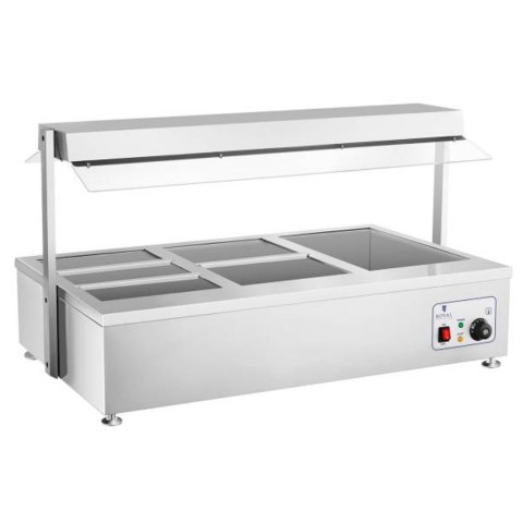 SUCHY BEMAR PODGRZEWACZ BEZ WODY WOLNOSTOJĄCY 6 X GN 150MM 55L ROYAL CATERING