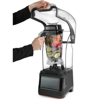 BLENDER MIKSER KIELICHOWY Z OBUDOWĄ WYCISZAJĄCĄ STEROWANY CYFROWO 2.5L 230V HENDI 230695