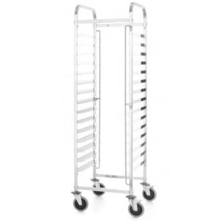 WÓZEK TRANSPORTOWY DO PRZEWOZU BLACH GASTRONOMICZNYCH 15X 600X400 MM KITCHEN LINE - HENDI 813287