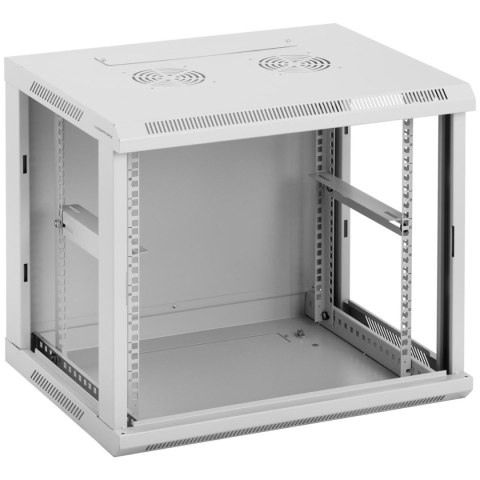 SZAFA RACK SERWEROWA INSTALACYJNA WISZĄCA 19'' 9U IP20 DO 75 KG 60X45X50.4 CM