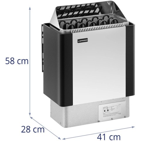 PIEC DO SAUNY ELEKTRYCZNY 8-12 M3 DO 110C 400 V 8 KW