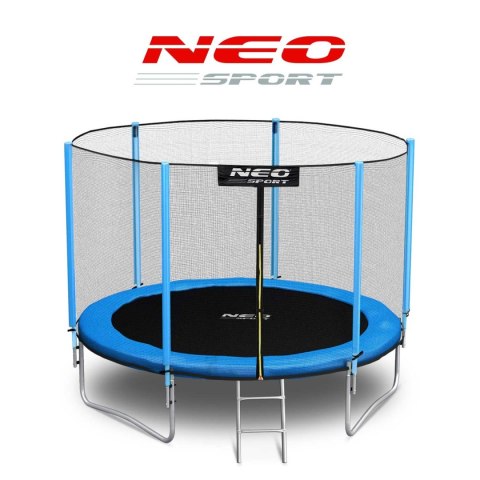 TRAMPOLINA OGRODOWA 8FT/252CM Z SIATKĄ ZEWNĘTRZNĄ I DRABINKĄ NEO-SPORT