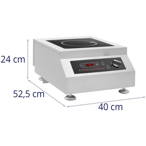 KUCHENKA INDUKCYJNA 1 POLE GRZEWCZE NASTAWNA 5000 W