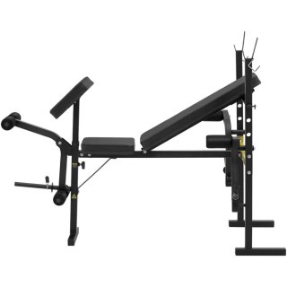 ŁAWKA ŁAWECZKA TRENINGOWA POD SZTANGĘ Z MODLITEWNIKIEM REGULOWANA DO 100 KG