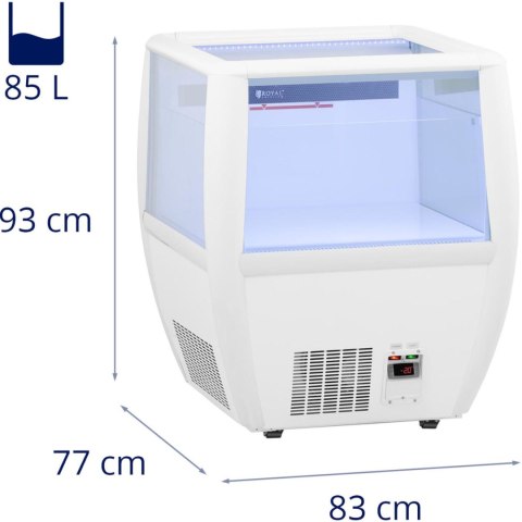 LODÓWKA CHŁODZIARKA NA NAPOJE CATERINGOWA OTWARTA NA KÓŁKACH 85 L -2-10 C