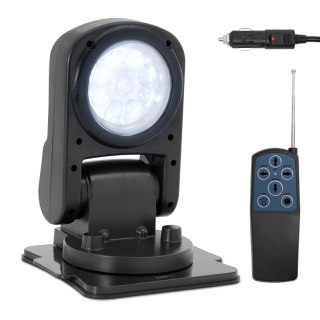 REFLEKTOR LAMPA LED SZPERACZ Z MAGNETYCZNĄ PODSTAWĄ I PILOTEM NA SAMOCHÓD ŁÓDŹ 9-32 V 360 STOPNI