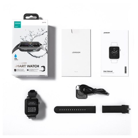 SMARTWATCH JR-FT6 ZEGAREK SPORTOWY IP68 Z FUNKCJĄ ODBIERANIA POŁĄCZEŃ