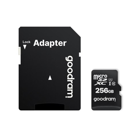 KARTA PAMIĘCI MICROCARD 256GB MICRO SD XC UHS-I CLASS 10 + ADAPTER SD