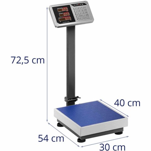 WAGA PLATFORMOWA 40X30CM MAGAZYNOWA 100KG / 20G