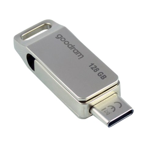 PENDRIVE 128GB DWA ZŁĄCZA USB 3.2 + USB-C OTG ODA3 SREBRNY