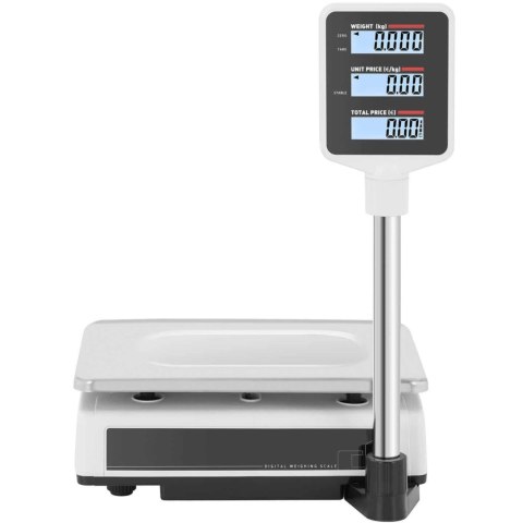 WAGA KONTROLNA STOŁOWA SKLEPOWA MAGAZYNOWA LCD 6 KG / 1 G