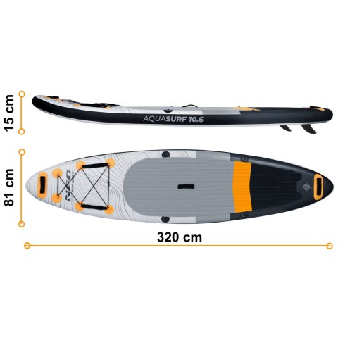 DESKA SUP AqUASURF 320 X 81 X 15 CM NEO-SPORT 170001