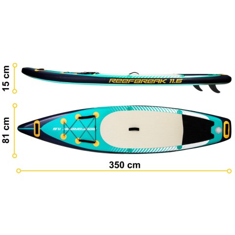 DESKA SUP REEFBREAK 350 X 81 X 15 CM NEO-SPORT 170103