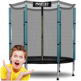 TRAMPOLINA OGRODOWA DLA DZIECI 140 CM 4,5FT NEO-SPORT