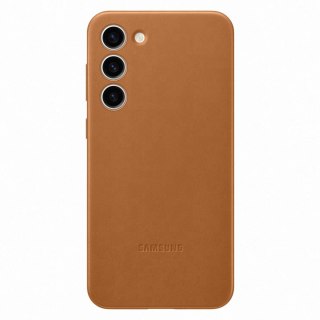 ETUI POKROWIEC Z NATURALNEJ SKÓRY SAMSUNG GALAXY S23+ LEATHER COVER CAMEL