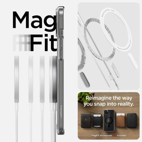 ETUI ULTRA HYBRID MAG Z MAGSAFE NA IPHONE 15 PLUS CZARNE