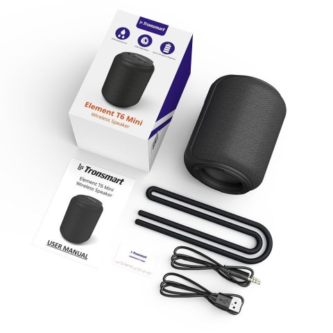 MINI GŁOŚNIK BEZPRZEWODOWY TRONSMART T6 BLUETOOTH 5.3 15W CZARNY