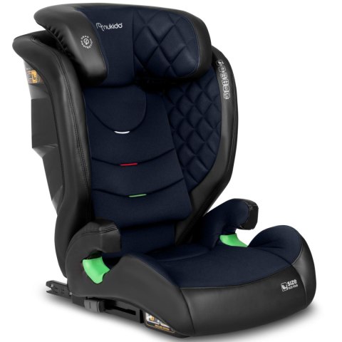 FOTELIK SAMOCHODOWY NUKIDO LOUIS CZARNO-GRANATOWY 15-36 KG ISOFIX