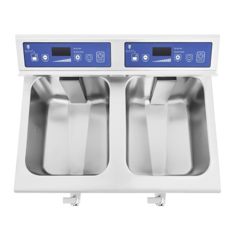 Frytownica frytkownica podwójna indukcyjna 7000W 230V Royal Catering 2x 10L