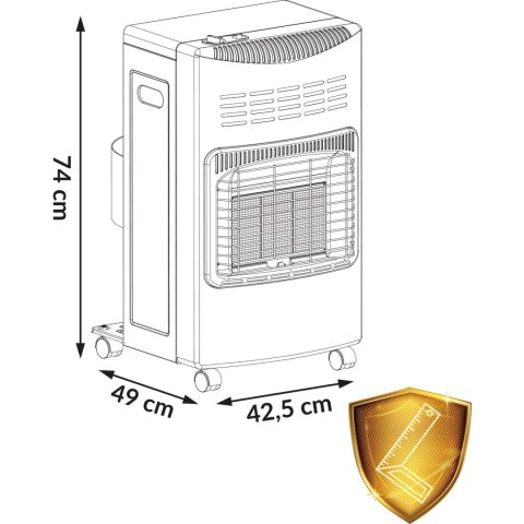 Piecyk gazowy HM-900 Humberg czarny