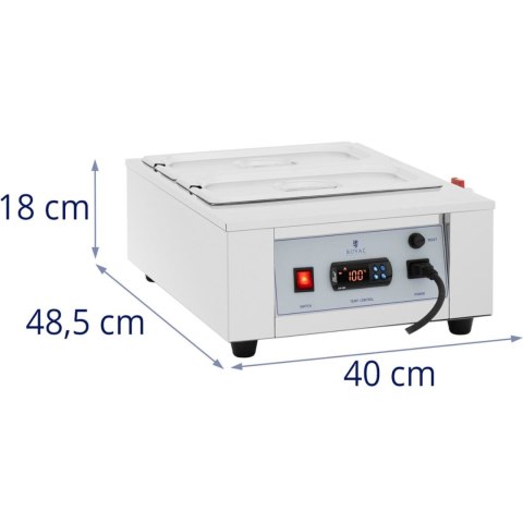 Podgrzewacz do czekolady sosów polew elektryczny 2 x 3.2 l 1500 W