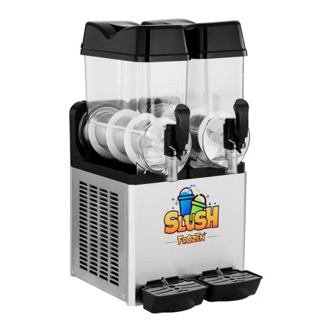 Granitor dyspenser urządzenie do napojów slush granity podwójny 2x 12L