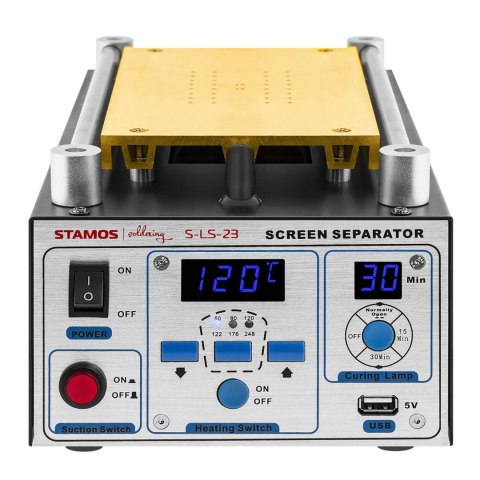 Podgrzewacz separator serwisowy do naprawy ekranów LCD do 8 cali Stamos Soldering S-LS-23