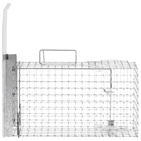 Żywołapka pułapka łapka na szczury kuny zatrzaskowa jednostronna 500x200x270 mm ZESTAW