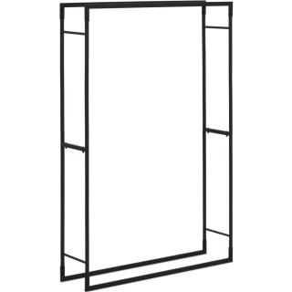 Stojak na drewno kominkowe metalowy prostokątny LOFT do 45 kg 100 x 25 x 150 cm