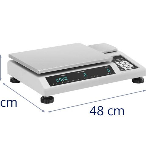 Waga licząca sumująca z wagą referencyjną 34.5 x 26cm 50 kg / 1 g