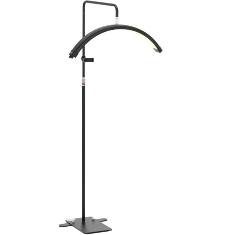 Lampa kosmetyczna do makijażu rzęs regulowana LED 3000 - 6000 K 40 W - czarna