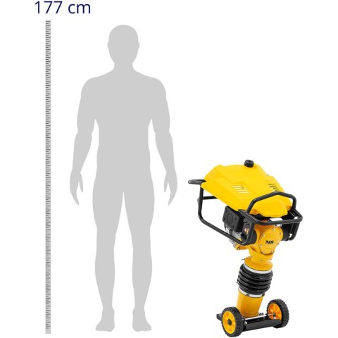 Zagęszczarka stopowa skoczek ubijak wibracyjny spalinowy 35.5 x 28 cm 3.2 kW 18.5 kN