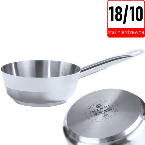 Rondel do smażenia Profi Line bez pokrywki 0,9 l śr. 160 mm - Hendi 830352