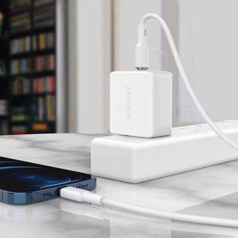 Kabel przewód do iPhone MFI USB-C - Lightning 30W 3A 1.2m czarny