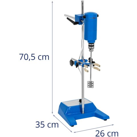 Mieszadło laboratoryjne mechaniczne z zaciskami do naczyń 20 l 1500 obr./min