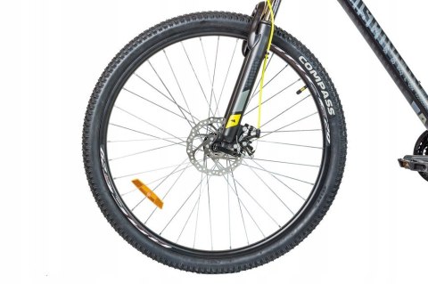 ROWER GÓRSKI MTB 26 CALI 21 BIEGÓW AMORTYZACJA HAMULCE TARCZOWE RAMA 18 CZERWONY