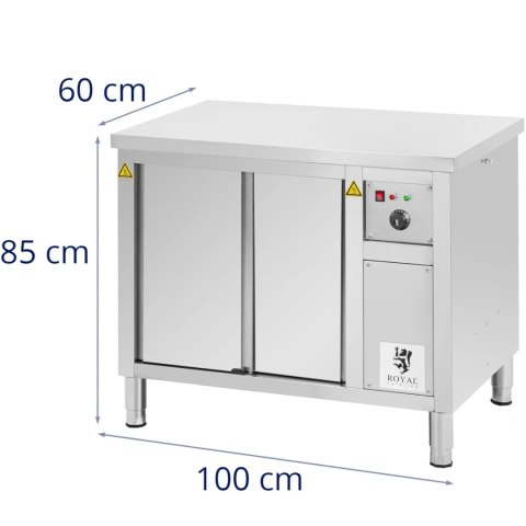 Szafa grzewcza podgrzewacz do talerzy 30-80 C 100 x 60 x 85 cm 2.4kW