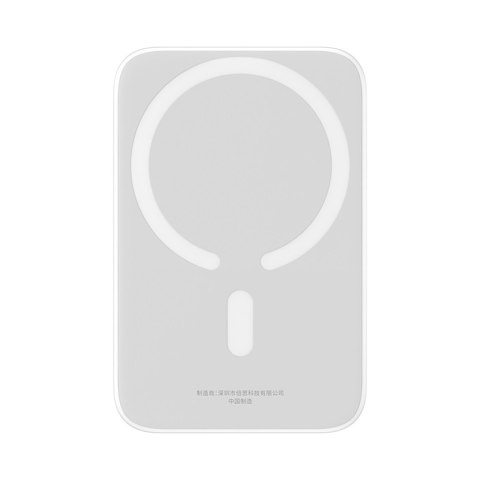 Powerbank 6000mAh Magnetic Mini Air 20W z kablem USB-C - biały