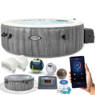 Nadmuchiwane jacuzzi hydromasaż 6 os. 216x71 cm WIFI akcesoria premium INTEX 28442