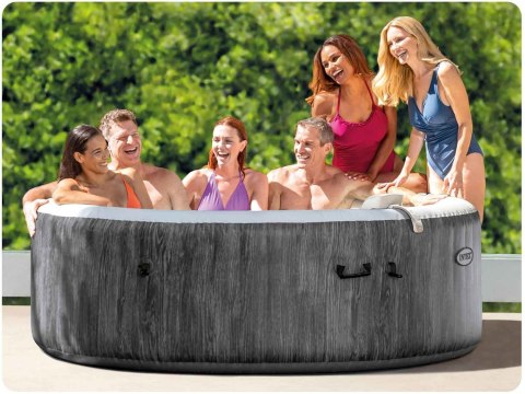 Nadmuchiwane jacuzzi hydromasaż 6 os. 216x71 cm WIFI akcesoria premium INTEX 28442