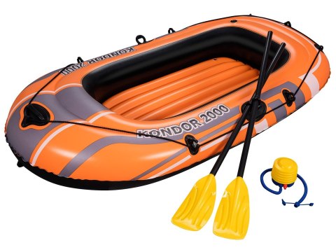 Ponton Hydro-Force Set 188 x 98 cm wiosła + pompka Bestway 61062