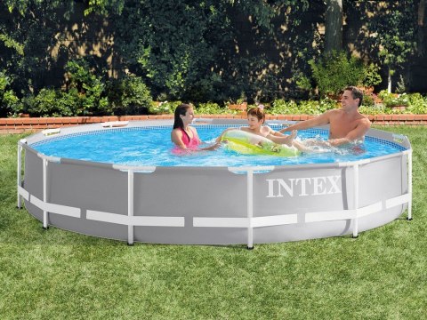 Basen ogrodowy stelażowy Prism Frame 366 x 76 cm 9w1 INTEX 26712