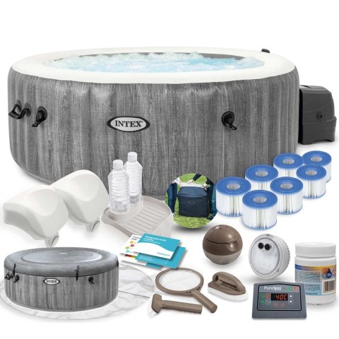 Dmuchane SPA z hydromasażem 4 osobowe zestaw INTEX 28440 Dmuchane SPA z hydromasażem 4 osobowe zestaw INTEX 28440