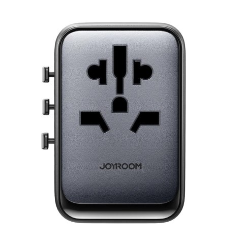 Ładowarka adapter podróżny uniwersalny 65W EU / US / JP / AU / UK / CN - czarny