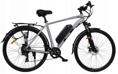 ROWER ELEKTRYCZNY Niebieski 28 TREKKINGOWY ZE WSPOMAGANIEM 60-70km Shimano